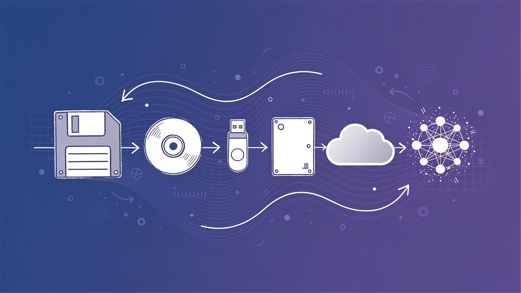 Od dyskietki do komputera do chmury kwantowej: Historia zapisu danych